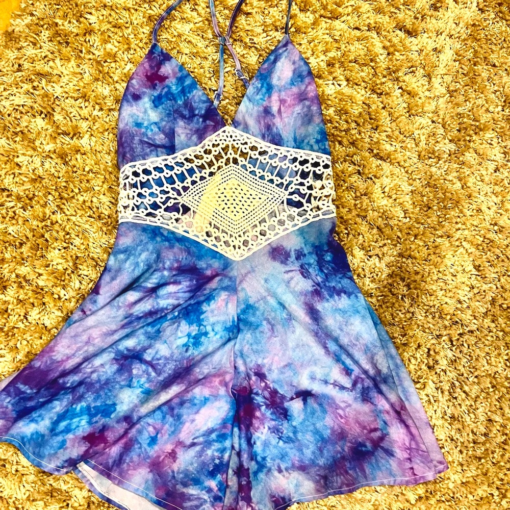 Tiger Mist Tie-dye Romper